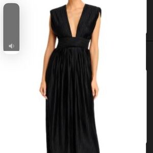 Sabina Musayev Elegant Black Backless Gown